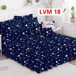 Lenjerie Bumbac Finet 6 Piese cu Volane COD LVM18