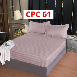 Cearceaf cu elastic din damasc 160x200cm + 2 Fete Perna COD CPC61