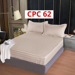 Cearceaf cu elastic din damasc 160x200cm + 2 Fete Perna COD CPC62