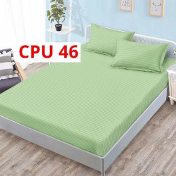 Cearceaf cu elastic din damasc 160x200cm + 2 Fete Perna COD CPU46