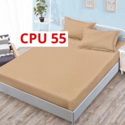Cearceaf cu elastic din damasc 160x200cm + 2 Fete Perna COD CPU55