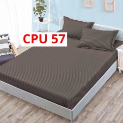 Cearceaf cu elastic din damasc 160x200cm + 2 Fete Perna COD CPU57