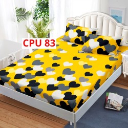 Cearceaf cu elastic bumbac finet 180x200 + 2 Fete Perna COD CPU83