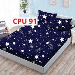 Cearceaf cu elastic bumbac finet 180x200 + 2 Fete Perna COD CPU91