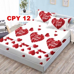 Cearceaf cu elastic bumbac finet 140x200 + 2 Fete Perna COD CPY12