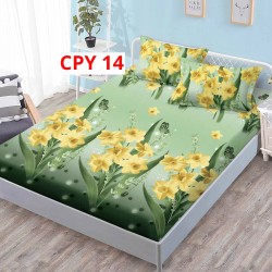 Cearceaf cu elastic bumbac finet 140x200 + 2 Fete Perna COD CPY14