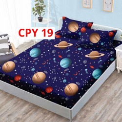 Cearceaf cu elastic bumbac finet 140x200 + 2 Fete Perna COD CPY19