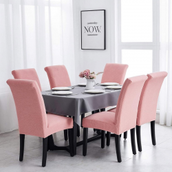 Set 6 huse pentru scaune - ROZ CORAI