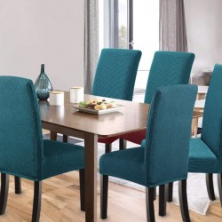 Set 6 huse pentru scaune - VERNIL TURCOAZ